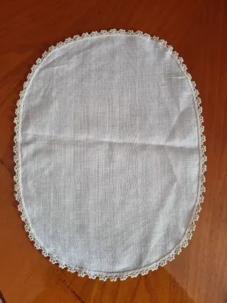 Centrino in tessuto con gala