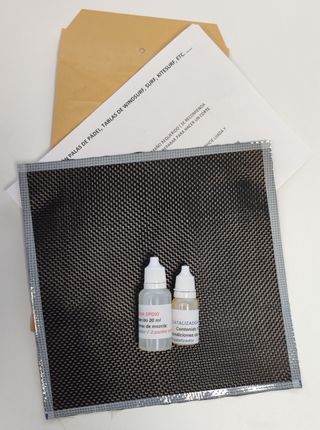 Kit Reparación Fibra Carbono 15x15