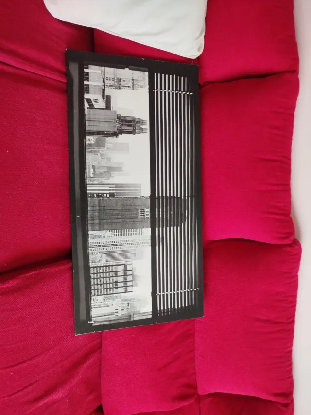 Cuadro Vintage Skyline Blanco y Negro