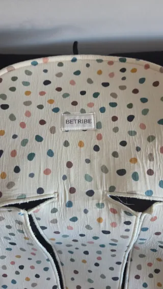 Funda carro,cambiador y neceser betribe lunares