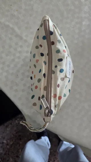 Funda carro,cambiador y neceser betribe lunares