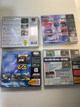 Lote 4 Juegos PlayStation 1: Porsche, Sydney 2000,