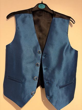 Traje de comunión niño azul