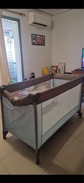 Colchón cuna + cuna de viaje