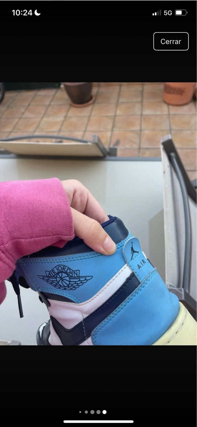 Nike Jordan 1 Azul y Blanco