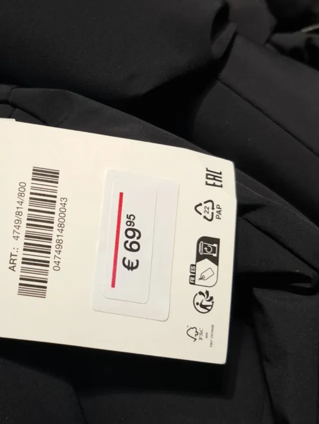 Chaqueta Zara Negra Mujer