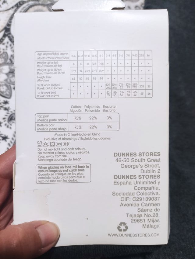 Pack de 3 Leotardos niña 8 a 10 años