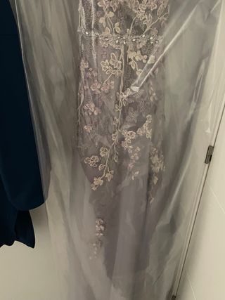 Vestido de boda-fiesta Marfil Aire Barcelona