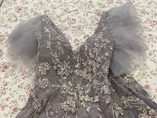 Vestido de boda-fiesta Marfil Aire Barcelona