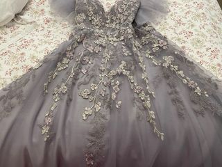 Vestido de boda-fiesta Marfil Aire Barcelona