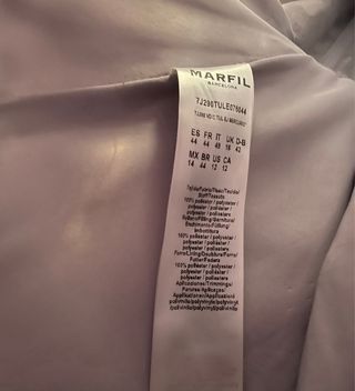 Vestido de boda-fiesta Marfil Aire Barcelona