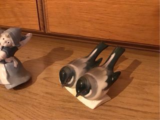 Porcellane: Coppia bambini, uccelli, ballerina