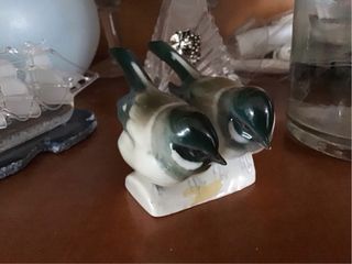 Porcellane: Coppia bambini, uccelli, ballerina