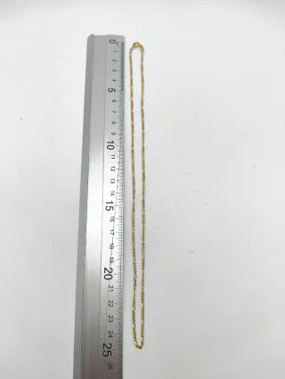 Cadena Fina Oro 18kt de 50cm largo