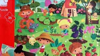 Puzzle Janod 36 piezas El huerto