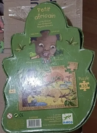 Puzzle Djeco Petit Africain 36 piezas