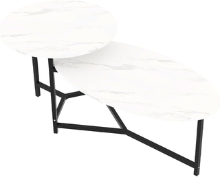 Tavolino da Caffè con 2 Ripiani Design Luxury Effe