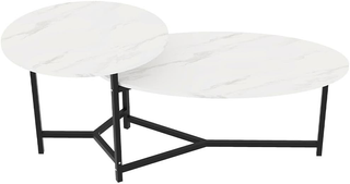 Tavolino da Caffè con 2 Ripiani Design Luxury Effe