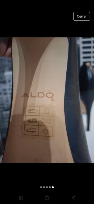 Zapatos de tacón negros T. 38