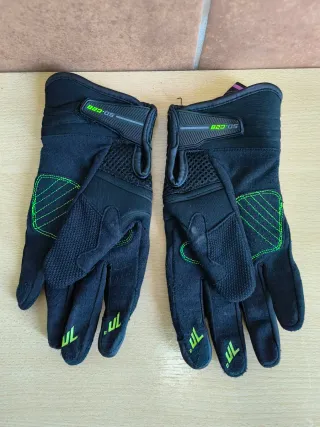 Guantes Moto SEVENTY Mujer Negro/Verde
