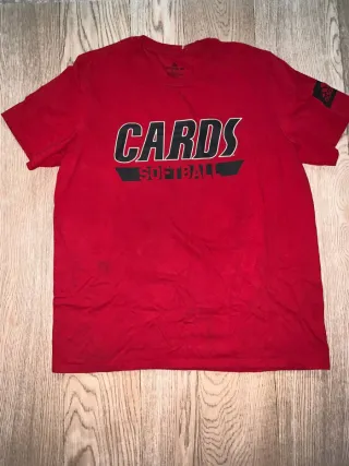 T-shirt Adidas Cards Softball Rossa