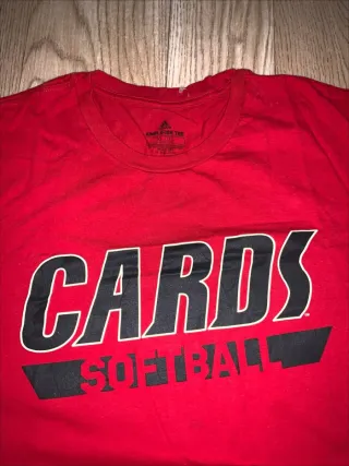 T-shirt Adidas Cards Softball Rossa