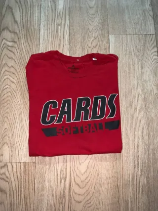 T-shirt Adidas Cards Softball Rossa