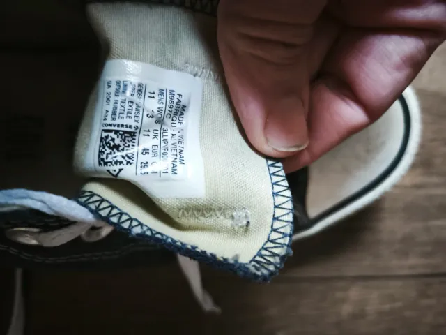 Converse Talla 45 Azul y Blanco