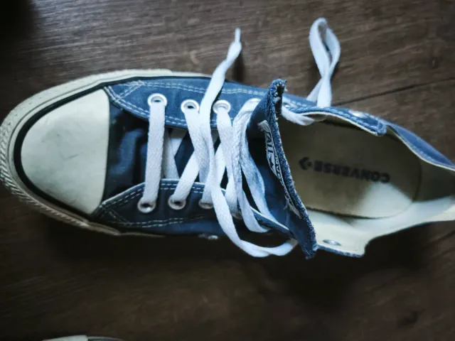 Converse Talla 45 Azul y Blanco