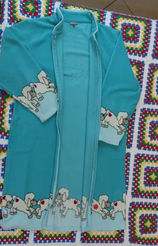 Vestaglia pile donna taglia L