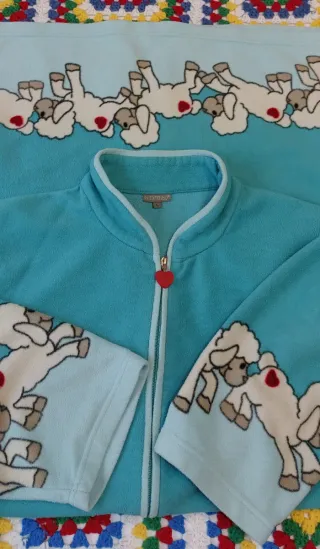 Vestaglia pile donna taglia L