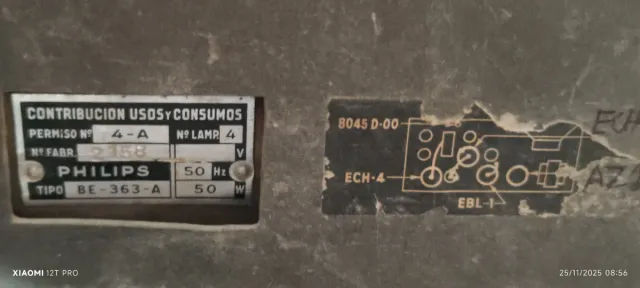 Radio Philips - Funciona perfectamente-Restaurada