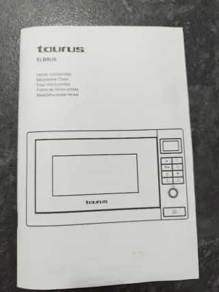 Microondas Taurus Elbrus Acero Inoxidable