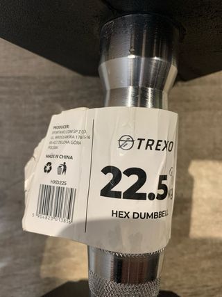 Mancuerna Hexagonal Trexo 22.5KG