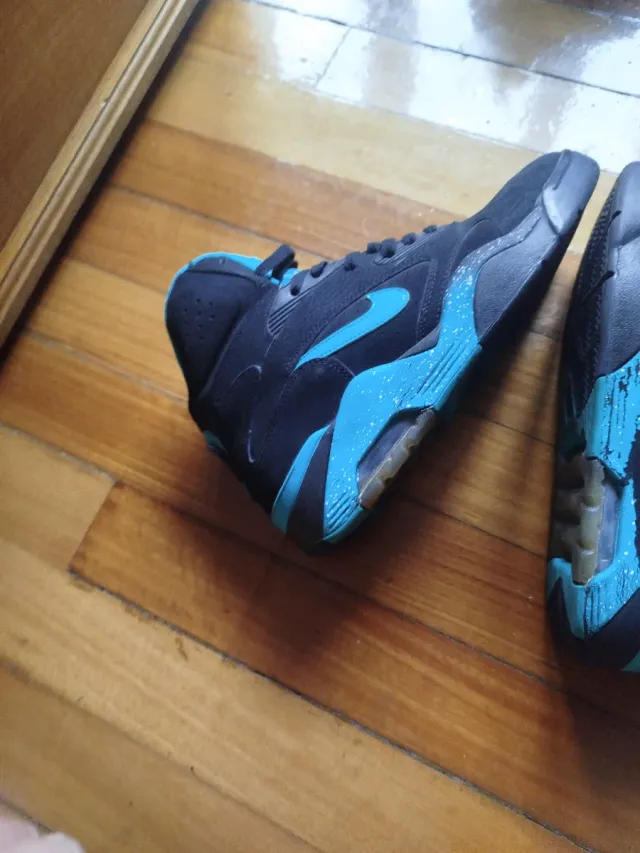 Nike Air Force 180 Negro/Turquesa