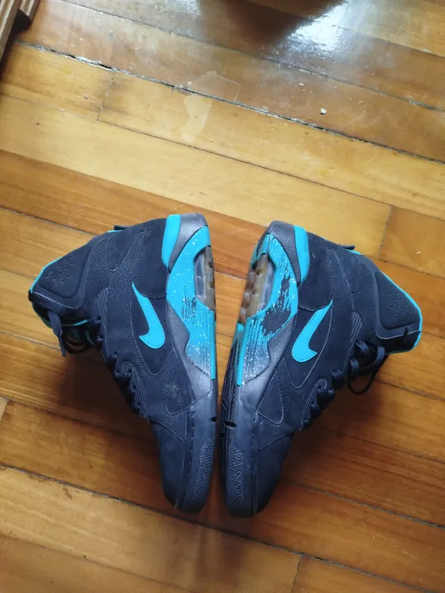 Nike Air Force 180 Negro/Turquesa