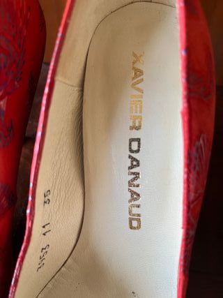 XAVIER DANNAUD Zapatos Rojos Tacón Aguja