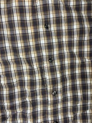 Camicia Tommy Hilfiger a quadri marrone/bianca
