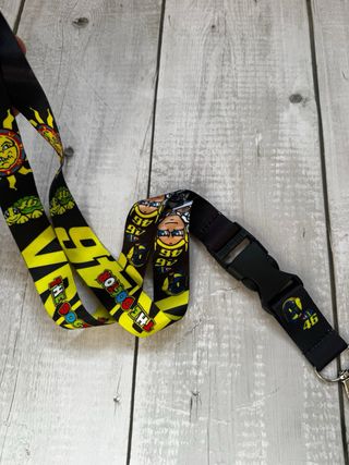 LLAVERO DE CUELLO THE DOCTOR VR46 ROSSI MOTO LOGO