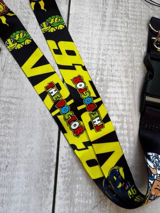 LLAVERO DE CUELLO THE DOCTOR VR46 ROSSI MOTO LOGO