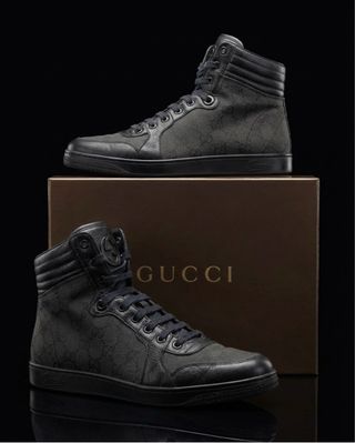 Zapatillas Gucci Negras Piel