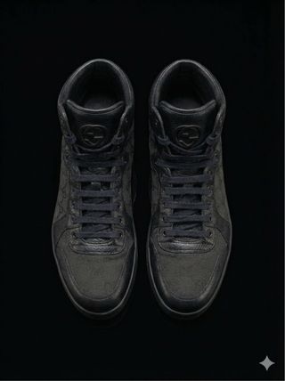 Zapatillas Gucci Negras Piel