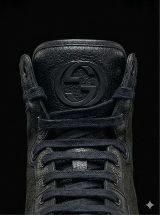 Zapatillas Gucci Negras Piel