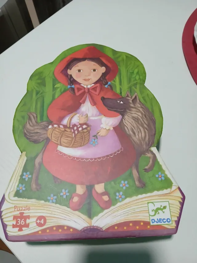 Pack Caperucita Roja: Puzzle, Marionetas y Cuento