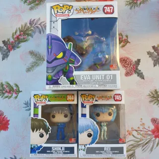 Pack Funko Pop! Evangelion (3 figuras)