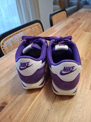 Nike Cortez Morado Blanco