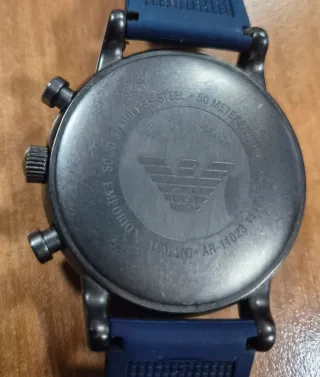 Orologio Emporio Armani Uomo Nero Blu