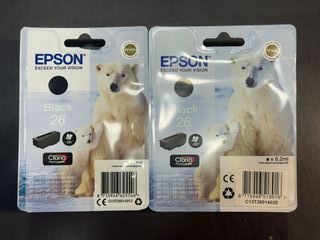 Cartuchos Epson 26 y 26XL LIQUIDACION STOCK