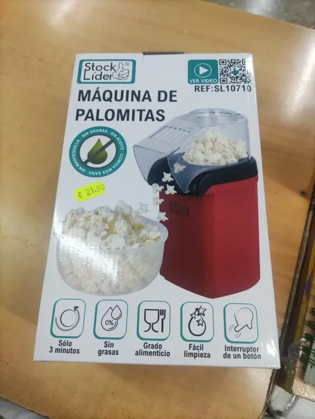 Máquina de Palomitas Stock Líder