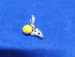 Charm Baloncesto Bota Balón Pulsera Pandora collar